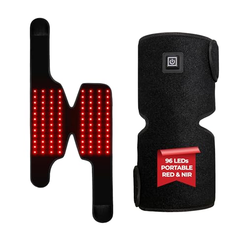 Nebula Red & Near Infrared Light Device Knee & Shoulder Strap 10W - High-Intensity 660/850nm LEDs, Adjustable Fit, Portable Light Therapy for Lifestyle, Home Recovery & Wellness