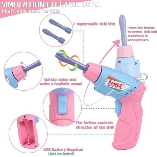 Magic4U RX-666B Kids Tool Set, 48Pcs Toddler Tool Set thumb #1