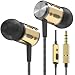 Betron AX1 Earphone with Bass Driven Sound, Noise Isolating Earbuds with Microphone, Portable in Ear Headphones, Compatible with iPhone, iPad, Samsung,Huawei and Other Android Devices