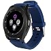 Produktbild VRTUR Watch (Bluetooth) Smartwatch mit Sportarmband Schrittzähler, Schlafüberwachung,Kamer, Android Wear/Wear OS by Google TFT-LCD Blau