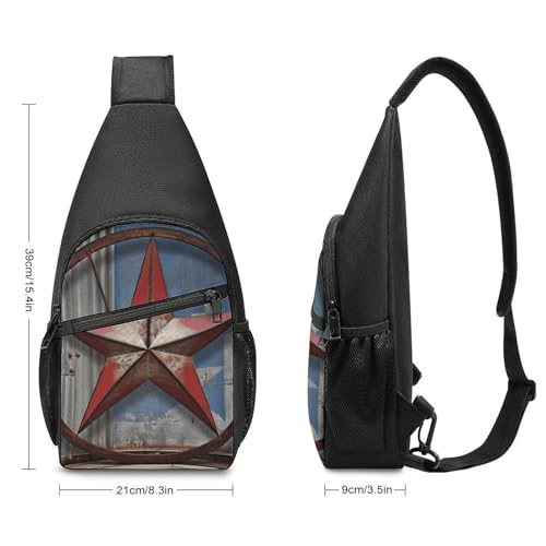 Morrales de hombro American Wastern Texas Star ligera miniatura 2