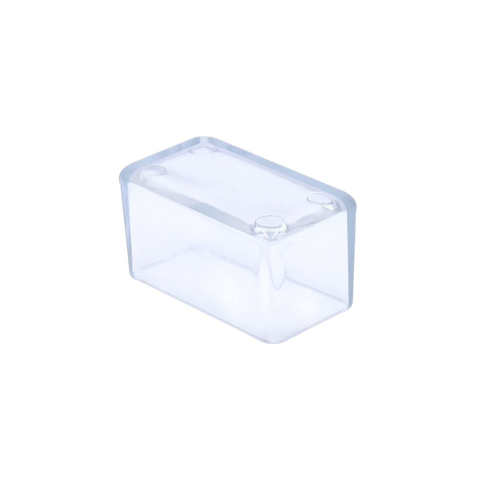 Flyshop 12PCS Chair Leg Caps PVC Furniture Floor Protectors Non-Scratch Rectangle Table Chair Leg Tips Caps, 1-3/16" x 2-3/8" - Image 3