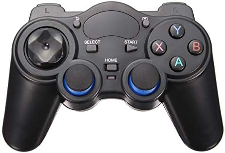 USB Wireless Gaming Controller Gamepad for PC/Laptop Computer(Windows XP/7/8/10) & PS3 & Android & Steam (Black)