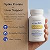 Everlife Spike Protein & Liver Detox Support Supplement - Liposomal Curcumin with NAC, Quercetin, Bromelain & Buffered Vitamin C – Circulation, Antioxidant & Immune Support Blend – 150 Capsules