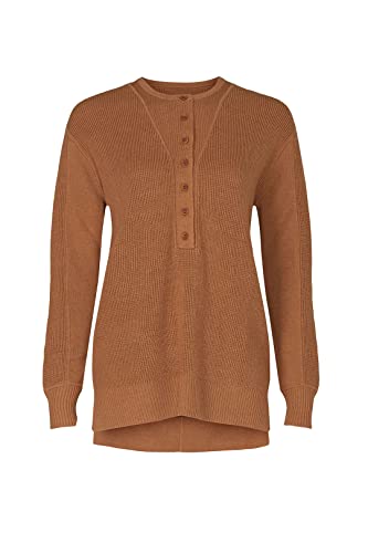 Rent The Runway Pre-Loved Brown Henley Sweater2