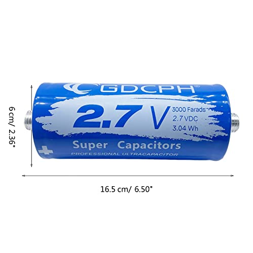 Super condensateur 2.7V 3000F à haute capacité de décharge rapide - 6