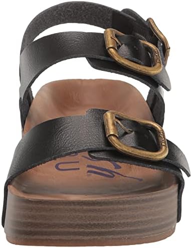Blowfish Malibu Women's Munich Sandal, Black Dyecut, 8 | Image 1