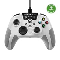 Turtle Beach Recon Controller Wired Game Controller Officially Licensed for Xbox Series X, Xbox Series S, Xbox One & Windows - Audio Enhancements, Remappable Buttons, Superhuman Hearing – White