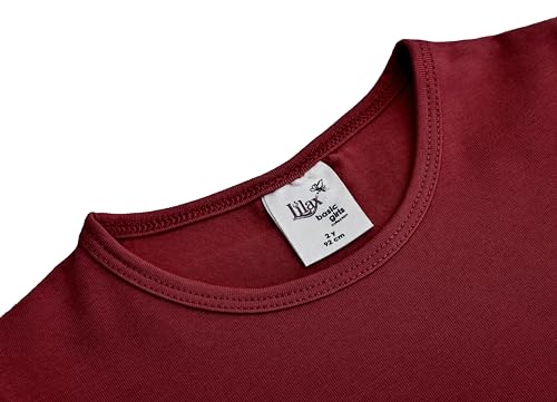 Image of Lilax Girls Short Puff Sleeve Cotton T-Shirt, Toddler & Little Girls Top | 95% Cotton Puff Sleeve Tee; Crewneck, Short Sleeve; Toddler & Girls Sizes 2T-12; for School, Play & Everyday; Machine Wash