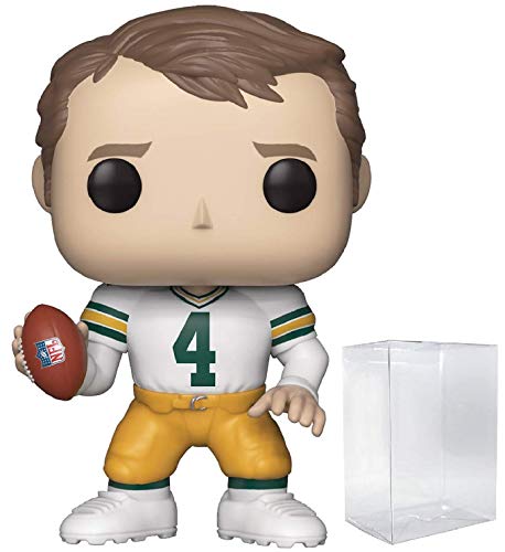 NFL Legends: Brett Favre (White Jersey) Pop! Vinyl Figure (Includes Compatible Pop Box Protector Case)