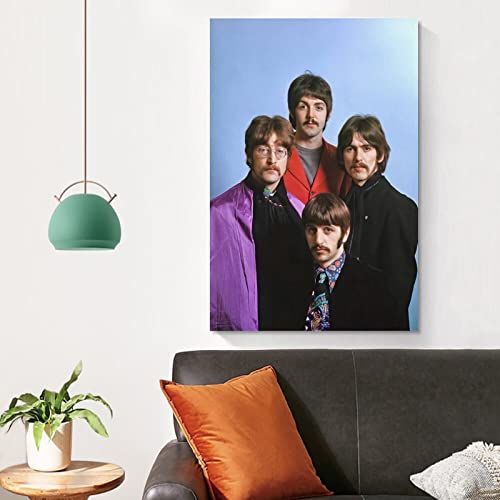 The Beatles – Poster rétro décoratif sur toile, affiches murales et image d’art moderne pour chambre à coucher, 30 x 45… - Les Beatles, Paul McCartney, John Lennon, RIngo Starr, George Harrison The Beatles – Poster rétro décoratif sur toile, affiches murales et image d'art moderne pour chambre à coucher, 30 x 45… – Image 5