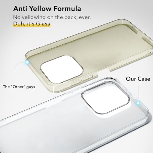Image of Jkobi Lifetime Anti-Yellow Clear Back Cover Case for Oppo A3X (4G /5G) | Oppo A3 5G (Sleek Hard Crystal | Shockproof and Camera Protection)