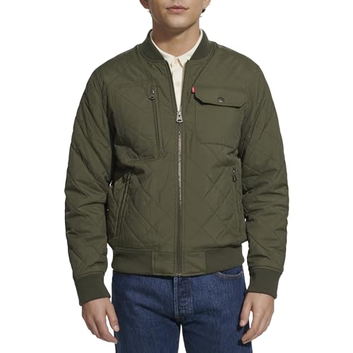 Image of Levi's Men's Levi's Men's Diamond Quilted Bomber Jacket