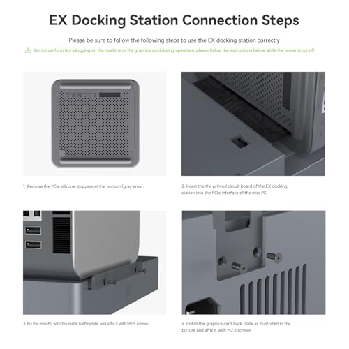 Docking station GPU externa PCIe x16 compatible con Beelink GTi12 y GTi14 para arquitectos 5