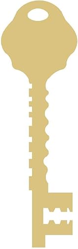 18" Key estilo 1Cutout clave Unfinished Madera Forma Cutouts Variedad de Tamaños hecha en Estados Unidos. Símbolos