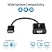 StarTech.com DisplayPort to VGA Adapter - Active DP to VGA Converter - 1080p Video - DP/DP++ Source to VGA Monitor Cable Adapter - DP to VGA Adapter Dongle Digital to Analog - DP 1.2 to VGA (DP2VGA3)