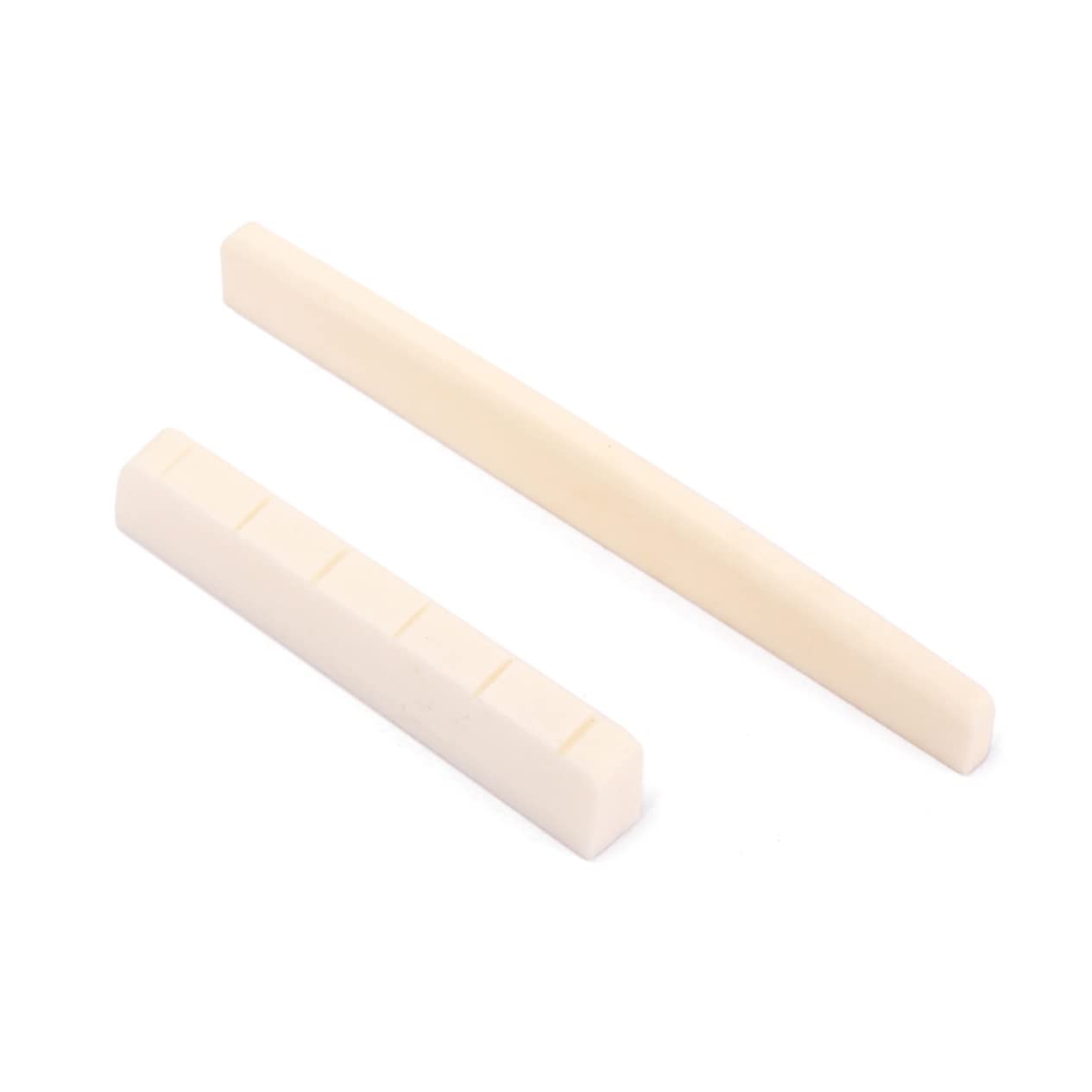 COSMEVIVI Beef Bone Nut Nut and Saddle for Guitar Classical Guitar Bridge Pins Parts