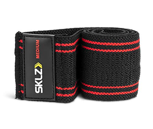 SKLZ Non-Slip Fabric Mini Resistance Band for Upper and Lower Body, Medium Resistance