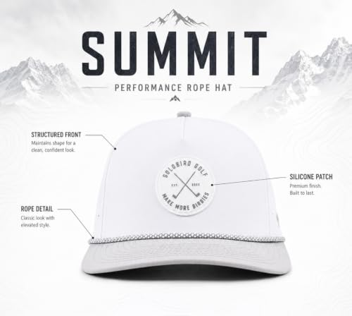 Image of Golf Hat for Men - Golf Snapback - Fun Hat for Golfing - Rope Golf Hat for Men and Women - Make More Birdies