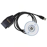 keisnoaja OBD2 16Pin USB Diagnostic Cable KKL 409.1 Interface Adapter, Compatible with VW Audi Skoda Seat
