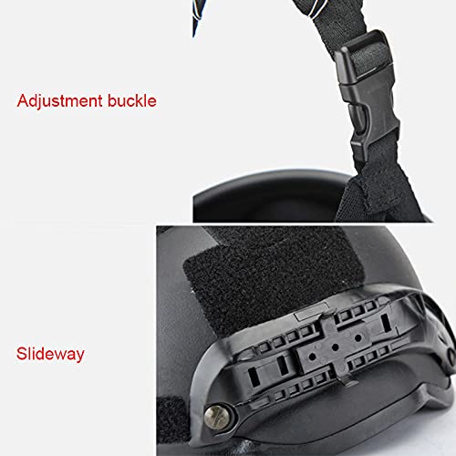 GEQIAN Military Tactical Helmet Cycle Helmet Airsoft Gear Paintball Head Protector Mens Women for Bike Riding - with Night Vision Sport Camera Mount - Image 4