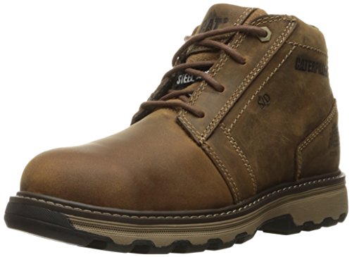 Caterpillar Men's Parker Esd Steel Toe Industrial and Construction Shoe, Dark Beige, 10 M US