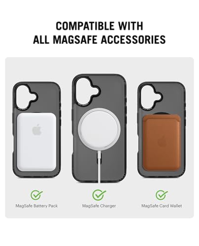 Image of DailyObjects Polycarbonate Nimbus Magnetic Protective Back Cover Compatible with iPhone 16 Plus |Camera & Body Protection | Scratch Resistant|Precise Cutouts & Modern Design|Wireless Charging White