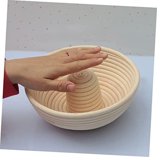 STOBAZA 1Pc Cesta De Pão Cestas De Vime Para Armazenamento De Ferramentas De Madeira Trança Acessóri