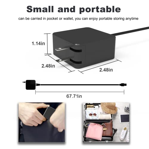 Universal 45W Usb C Laptop Charger : Chromebook Charger Usb-C,Replacement For Nintendo Switch Lite Hp Asus Samsung Acer Lenovo Dell Google Chromebook Charger,Fast Charging Type C Ac Adapter Power Cord #TOP1