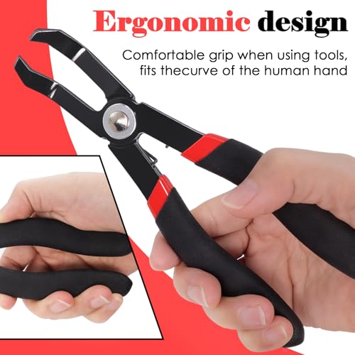 image for Doaho 2PC Push Pin Pliers Set, 30° & 80° Automotive Clip Removal Too