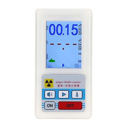 Elikliv Compteurs Geiger Radiations Nucléaires, Compteur Geiger de Type BR-6, Testeur de Rayon X, Détecteur Radioactif, Dosimètre Portable