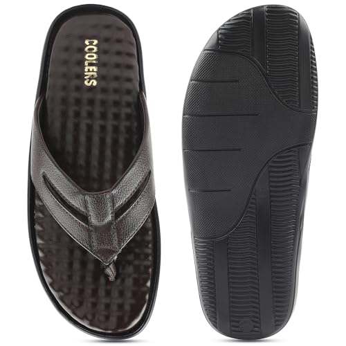 Image of Liberty Coolers HML-2E Casual Slipper For Men With PU Sole | Comfortable and Lightweight | Trendy Design | Soft Insole | Stylish Footwear and Cushioned Footbed