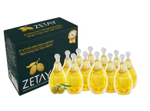 Zetay EVOO Single-Serve Packets 12 x 0.34 oz, Travel Packs, Early Harvest - Cold Pressed Olive oil
