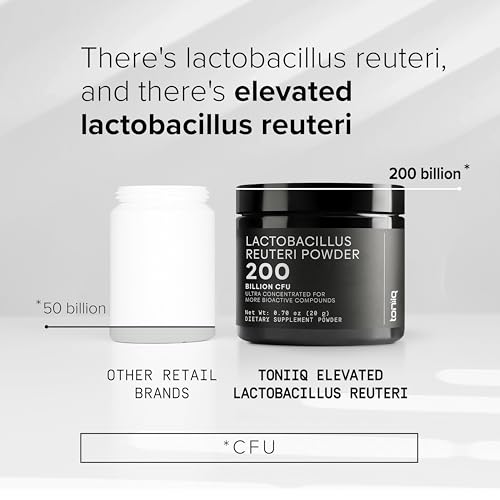 Image of L Reuteri Yogurt Starter & Probiotic Powder - Ultra High Strength 200 Billion CFU Pure Lactobacillus Reuteri - 3rd Party Tested, Shelf-Stable, Single-Strain - 20g