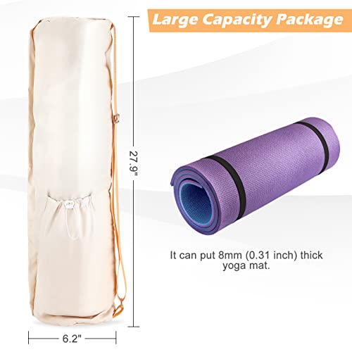 Yoga-Mat-Bag-Laelr-Adjustable-Waterproof-Strap-Yoga-Mat-Carrier-for-14-Inch-13-Inch-Thick-Exercise-Yoga-Mat-Yoga-Mat-Carrying-Bag-for-Women-Easy-to-Carry-to-Gym-Class-Travel-Beach-Park