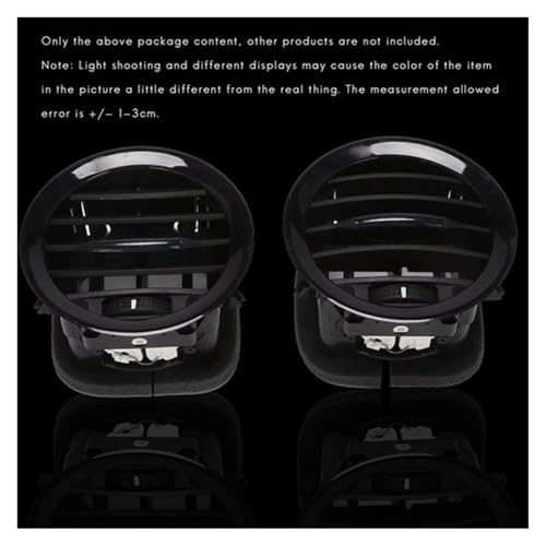 Grilles de ventilation pour climatisation ADAM : aérateurs de voiture avant intérieur