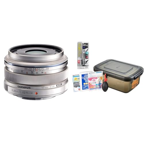 OM SYSTEM/�I�����p�X OLYMPUS �P�œ_�����Y M.ZUIKO DIGITAL 17mm F1.8 �V���o�[ +�n�N�o �����e�i���X�p�i �����Y���S�҃L�b�g