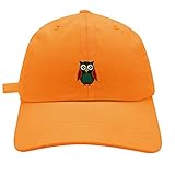 JPAK Owl Baseball Cap Embroidered Cotton Dad Hat - Bird Green