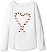The Children's Place Girls' Long Sleeve Holiday Graphic Tee