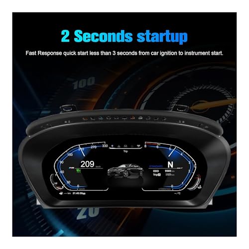 Instrumento digital BMW E60 E61 5 Series 2003-2010 con panel de instrumentos HUD y LCD 5