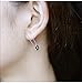 Minimalist Safety Pin Cartilage Sterling Silver Big Hoop Earrings for Women Girls Elegant Dangle Drop 37mm
