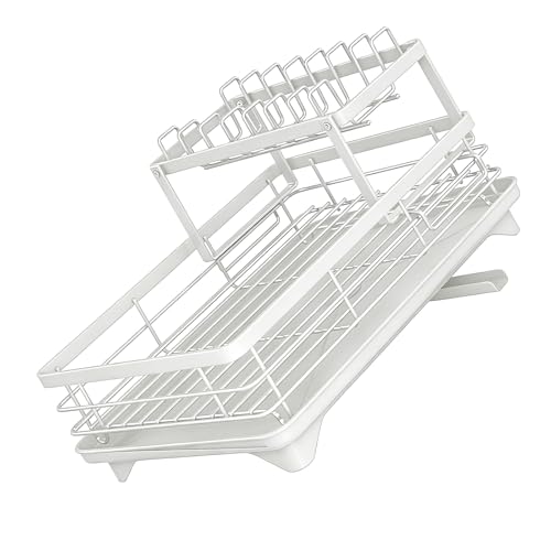 Égouttoir à vaisselle grande capacité avec support de comptoir de cuisine - 6