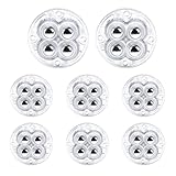 FACAIIO SCS12UU Linearbewegungs-Kugellager-Gleitblöcke, 12 mm, für CNC-3D-Drucker, Aluminiumstahl, 42 x 36 x 28 mm, M5-Halterung, 0,51 kN dynamische Last, 4 Stück