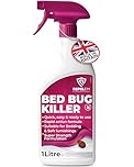 REPELEM Bed Bug Killer Spray - Large 1L Bed Bug Spray, Kills Bedbugs at All Life Stages, All in One Treatment for Use on Mattresses, Soft Furnishings & Around The Home