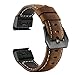 Produktbild Dreamworldeu Leder Ersatzarmband für Garmin Fenix 5S, Fenix 5S Plus Armband,Nicht für Fenix 5 5X