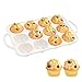 FUNBAKY Teglia per muffin in silicone con struttura in metallo, antiaderente, 12 tazze per cottura facile da spostare, antiaderente, senza BPA immagine