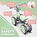 Balance Bike with Headlight- Lightweight & Modern Design | Toys For 1 Year Old Boy & Girl- Safe, Easy Build Toddler Bike, First Birthday Gift- Baby Toys 12-18 Months, Non-Slip Wheels, Parent-Approved