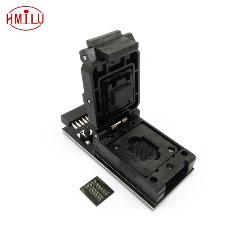 Wiring Connecting Terminals - eMCP221 BGA221 withIC chip 11.5 * 13 Testing nand Flash Programmer Adapter Clamshell Test Socket Data Recovery Adapter for Phone