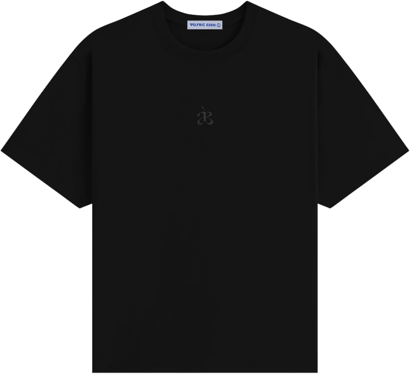 Aelfric Eden Mens Oversized T-Shirts Cotton Crewneck Short Sleeve Casual Solid Color Basic Tee Summer Streetwear Tops