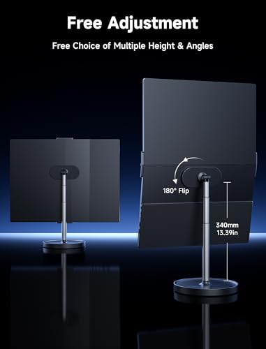 Image of JSAUX Upgrade Magnetic Stand for FlipGo 13.5 inch & 15.6 inch & 16 inch Series Laptop Screen Extender, Dual Portable Monitor